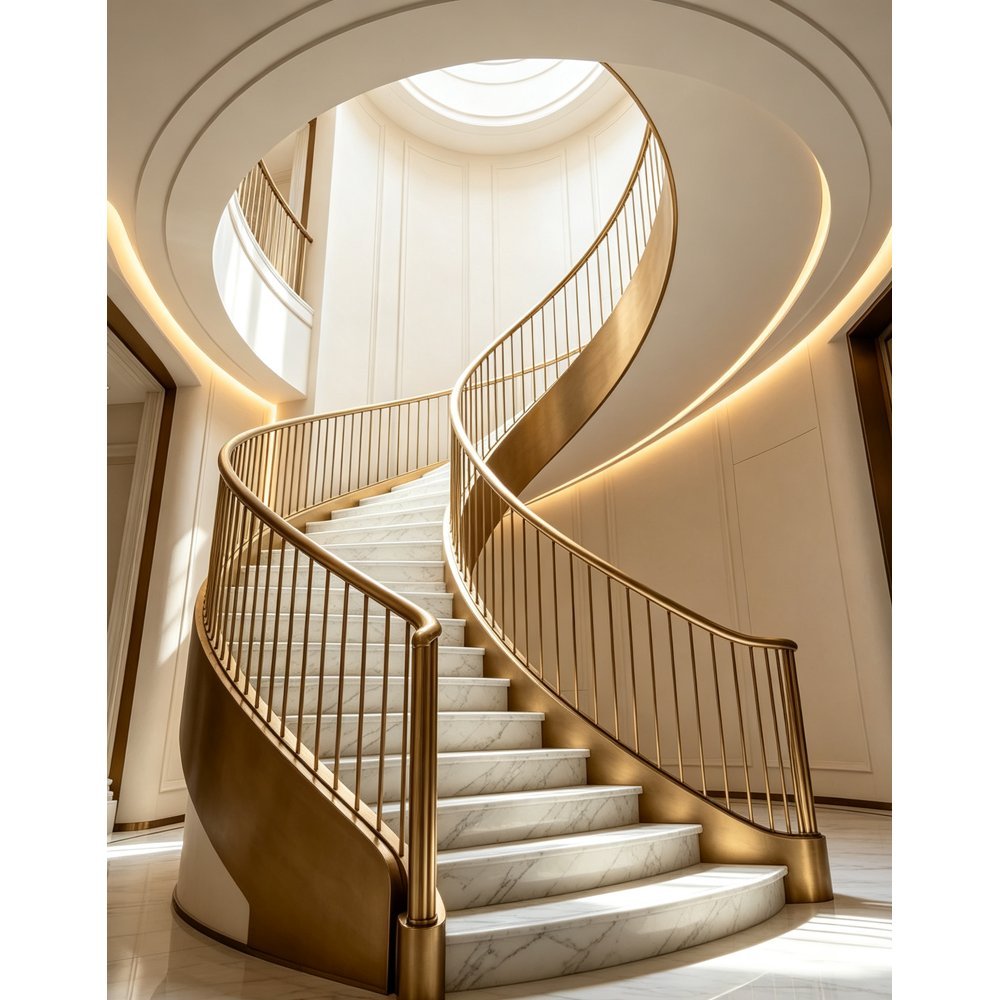Atrium Curved Staircase - Image 2