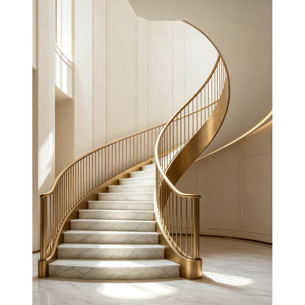 Atrium Curved Staircase - Image 4
