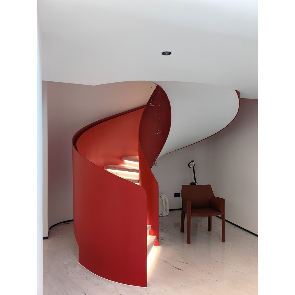 Red Spiral Staircase - Image 2