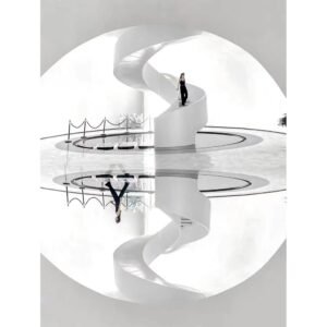 White Box Spiral Staircase